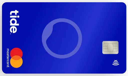 Tide business Mastercard debit card